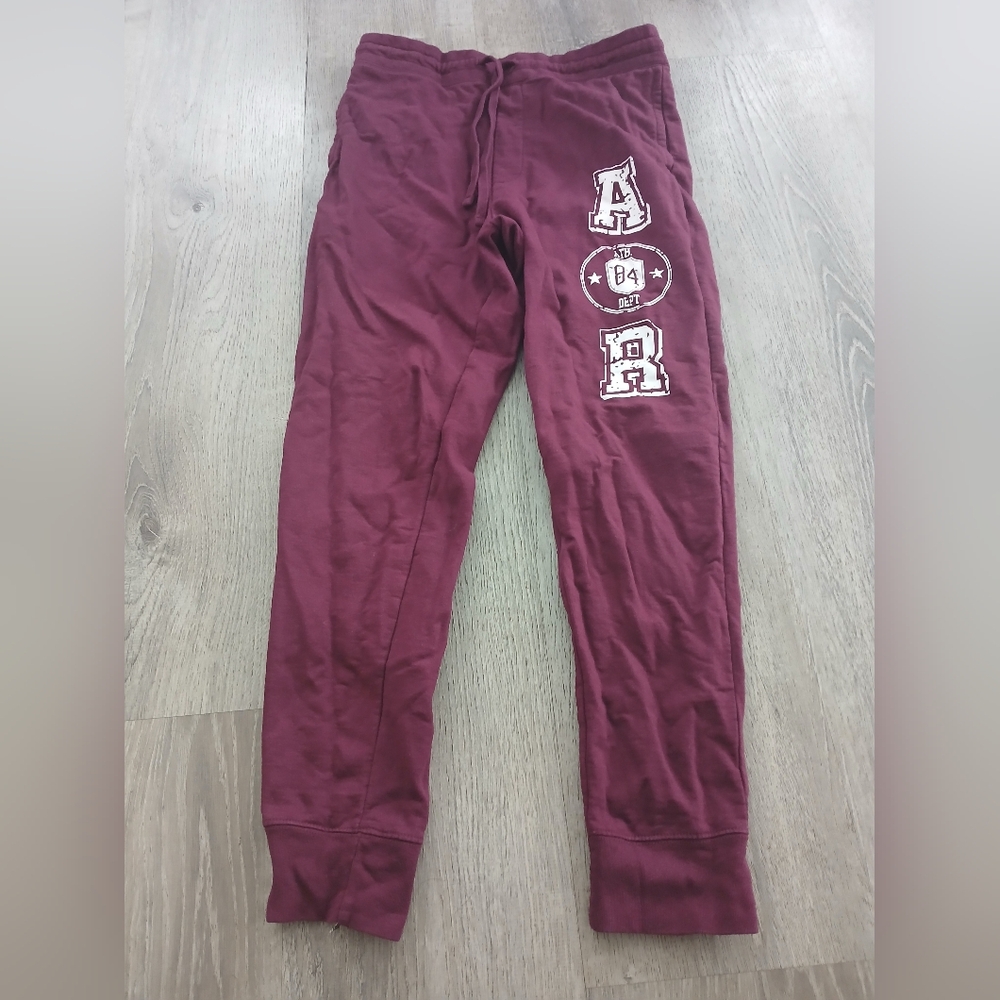 American Rag Maroon Joggers with Logo